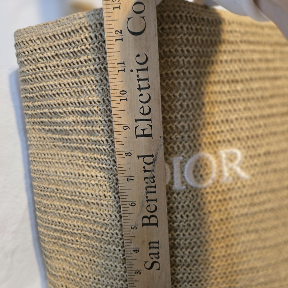Natural Woven Raffia Beach Tote Promo Item - Picture 5 of 8